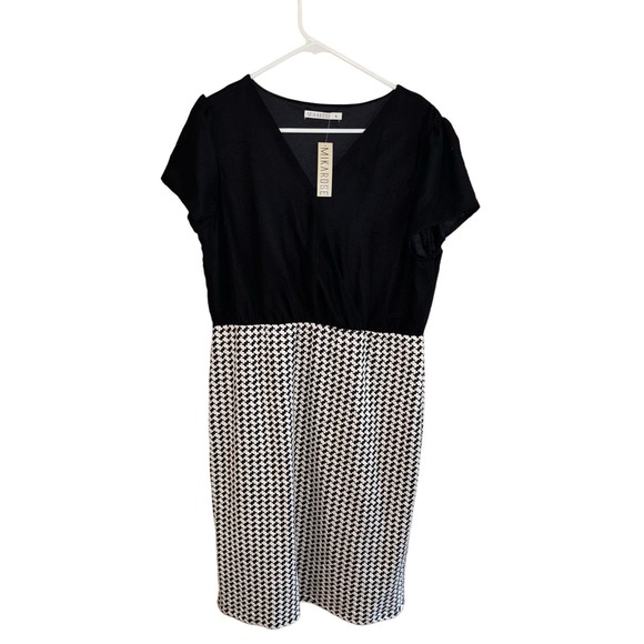 Mikarose | Dresses | Mikarose Womens Blackhoundstooth Dress Xl | Poshmark